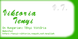 viktoria tenyi business card